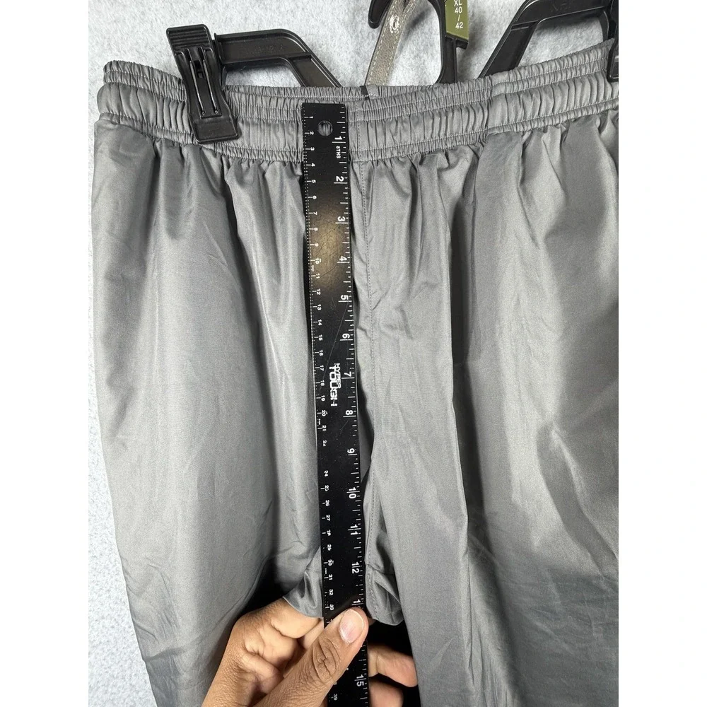 Under Armour Pants Mens Medium Gray Mesh Lined Track Athletic Loose Fit Pockets